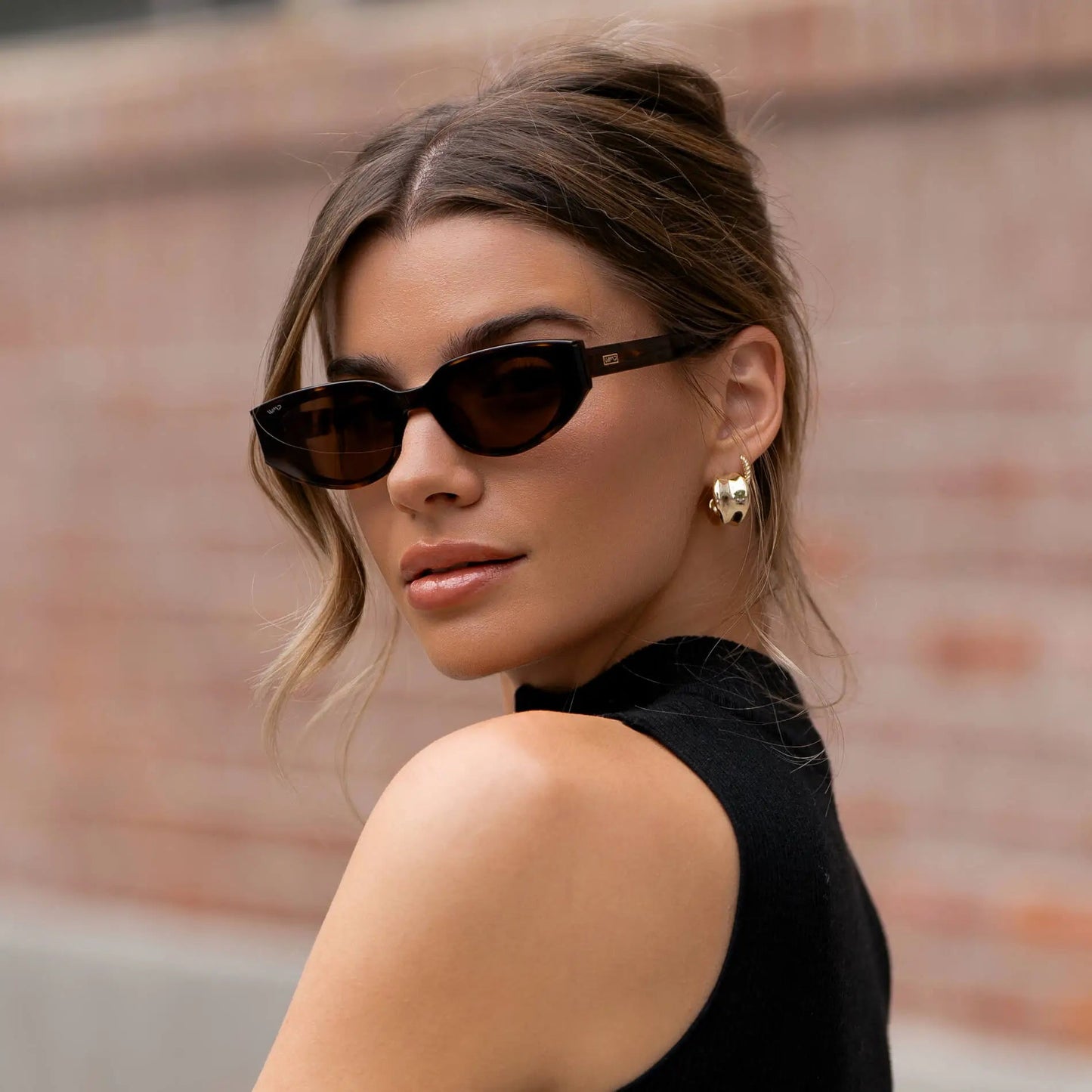 Aevra™ Slim Cat-Eye Sunglasses